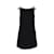 Miu Miu Mini-robe en cady avec nœud Noir  ref.1059160