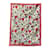 Gucci Cobertor acolchoado com estampa xadrez floral e tartan vermelho bege Multicor Poliéster  ref.1059238