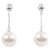 & Other Stories 14k Gold Pearl Drop Earrings Silvery White gold Metal  ref.1059266
