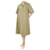 Autre Marque Green short-sleeved shirt dress - size XXS Cotton  ref.1059406