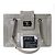 Chanel Grey Iridescent Patent Boy Reverso Einkaufstasche Grau - Ansicht 9