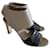Chanel Sandálias Cinza Couro envernizado  ref.1059599