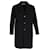 Acne Studios – Einreihiger Mantel „Chad“ aus schwarzer Wolle  ref.1059778