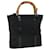 GUCCI Bamboo Hand Bag Nylon Black Auth ep1568  ref.1060144
