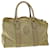 SAINT LAURENT Boston Bag Coated Canvas Beige Auth bs7991 Cloth  ref.1060157