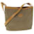 GUCCI Micro GG Canvas Shoulder Bag PVC Leather Beige Auth fm2666  ref.1060162