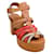 See by Chloé See by Chloe Sierra Multi Caged Platform Sandals Brown Leather  ref.1060200
