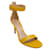 Gianvito Rossi Mimosa Leather Portofino 85 Sandals Yellow  ref.1060222