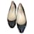 Bailarinas Chanel en cuero negro