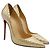 Christian Louboutin Snakeskin So Kate in Weiß/Gold - Ansicht 2