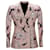 Dolce & Gabbana Blazer con botonadura forrada Birds of Paradise en seda multicolor  ref.1060708