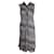 Chanel Robe d'été florale en coton noir et crème et veste assortie  ref.1060754