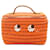 Anya Hindmarch Neeson Eyes Orange Woven Shoulder Bag  Leather  ref.1060809