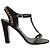 Timeless Chanel Sandali in camoscio nero con catena dorata