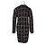 Timeless Chanel Schwarz-weißer langer Woll-Tweed-Mantel - Ansicht 3