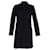 Autre Marque Max Mara Studio High Neck Coat in Black Wool  ref.1060971