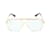 Gucci Occhiali da sole colorati da aviatore Bianco Plastica  ref.1061112