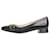 Gucci Sapatos de couro de salto médio Horsebit pretos - tamanho UE 41  ref.1061217