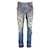 Jeans Gucci con drago ricamato in cotone blu  ref.1061383