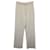 Pantalones de pierna recta de punto de The Row en poliéster color crema Blanco Crudo  ref.1061399
