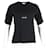 T-shirt con logo Saint Laurent in cotone nero  ref.1061407