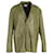 Autre Marque The Frankie Shop Olympia Blazer in Olive Faux Leather Green Olive green Plastic Polyurethane  ref.1061413