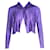 Pleats Please Leuchtend lilafarbene, leicht plissierte Jacke Polyester  ref.1061446
