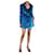 Self portrait Blue velvet blazer and shorts set - size S Polyester  ref.1061485
