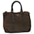 PRADA Hand Bag Nylon Leather Brown Auth bs8055  ref.1061633