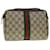 GUCCI GG Canvas Web Sherry Line Clutch Bag Beige Red 98 72 014 3553 Auth bs8039  ref.1061653