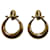 Yves Saint Laurent Brincos Dourado Metal  ref.1061681
