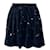 Chanel NEW 2023 Jupe en velours à logo Noir  ref.1061697