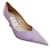 Jimmy Choo Wisteria Suede / Patent Leather Cass 75 Pumps Purple  ref.1061746