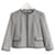 Burberry Broxam Wool Cashmere Boxy Jacket Grey  ref.1062031