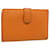 LOUIS VUITTON Epi Porte Monnaie Billets Viennois Mandarin M6324H LV Auth 52896 Orange Leather  ref.1062064