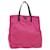 PRADA Tote Bag Nylon Pink Black Auth yk8416  ref.1062103