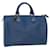 Louis Vuitton Epi Speedy 30 Bolsa de Mão Azul Toledo M43005 Autenticação de LV 52841 Couro  ref.1062143