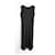 Issey Miyake Pleats Please - Robe noire évasée à empiècements Polyester  ref.1062199