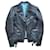 IKKS Perfecto Leather Jacket, Size L. Black  ref.1062305