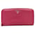 Prada Pink Saffiano Zip Around Long Wallet Leather  ref.1062330