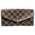 Louis Vuitton Portefeuille Sarah Brown Cloth  ref.1062554