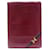 Hermès VINTAGE HERMES ANNIE LEATHER WALLET BOX H IN GOLD & LIZARD BAND WALLET Dark red  ref.1062600