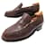 CHAUSSURES JM WESTON MOCASSINS 192 4D 38 EN CUIR CROCODILE + EMBAUCHOIRS Cuirs exotiques Marron  ref.1062727