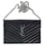 Saint Laurent Cassandre Matelasse Kettenbrieftasche aus schwarzem Leder  ref.1062803
