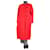 Jil Sander Manteau rouge avec fentes latérales - taille DE 34 Cachemire  ref.1062936