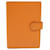 Louis Vuitton Agenda PM Orange Leder  ref.1063097