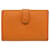 Louis Vuitton Viennois Orange Leder  ref.1063155