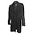 Ann Demeulemeester Coats, Outerwear Black Cotton Viscose Rayon  ref.1063195