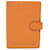 Organizer Louis Vuitton Agenda Cover Orange Leder  ref.1063211