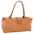 FENDI Zucchino Canvas Mamma Baguette Hand Bag Enamel Orange Auth 52439  ref.1063312